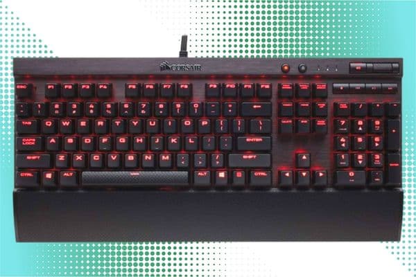 teclado gamer corsair k70 red