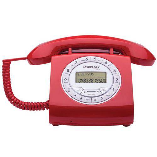 telefone com fio vintage TC8312 Intelbras