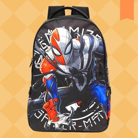 mochila de costas escolar homem aranha