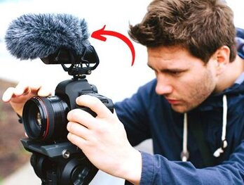 microfone profissional para filmagem externa