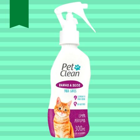 banho seco para gatos pet clean