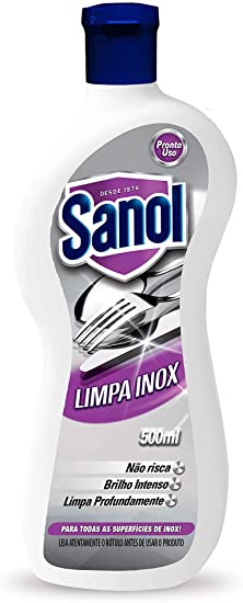 limpa inox sanol