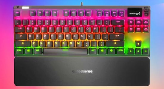 teclado mecânico silencioso SteelSeries APEX 7 TKL