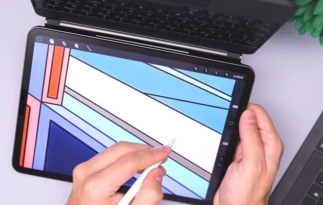 tablet android com caneta para desenhar