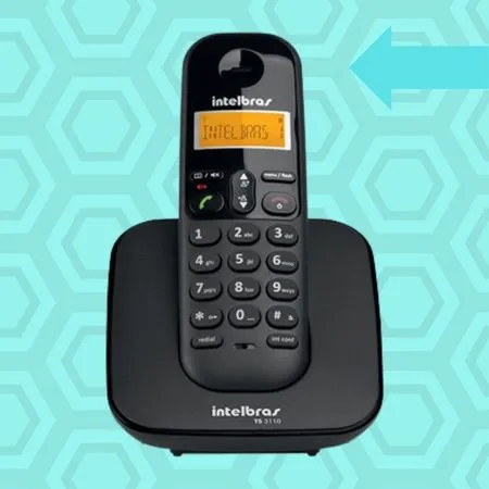 telefone sem fio barato ts3110 intelbras