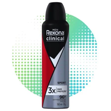 desodorante masculino rexona clinical sport