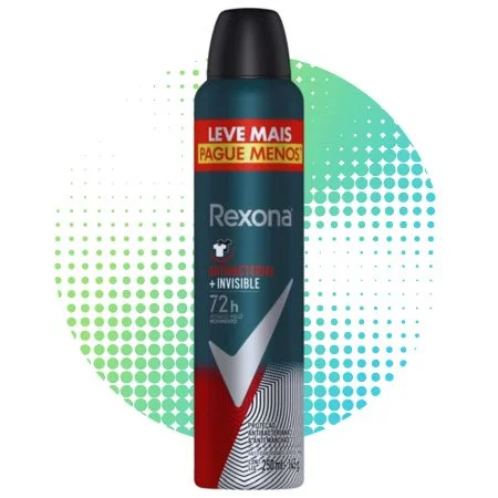 desodorante masculino rexona mais invisible