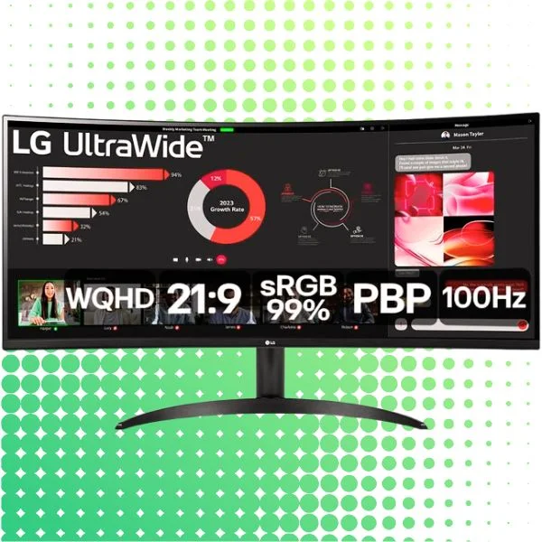 Top 5: Melhor Monitor para Xbox Series X monitor LG UltraWide Curvo 34 34WR50QC-B