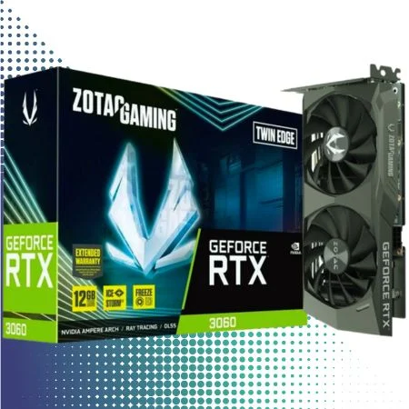 Placa de video Zotac GeForce RTX 3060 Twin Edge 12GB GDDR6
